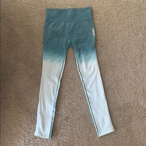 Gymshark Ombré Teal Leggings